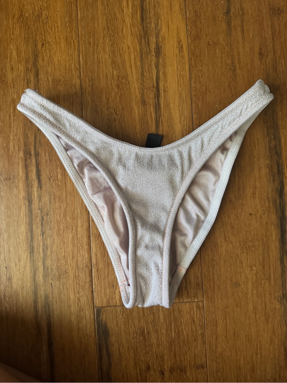 triangl swimwear Shimmery Pale Pink Bikini Bottoms